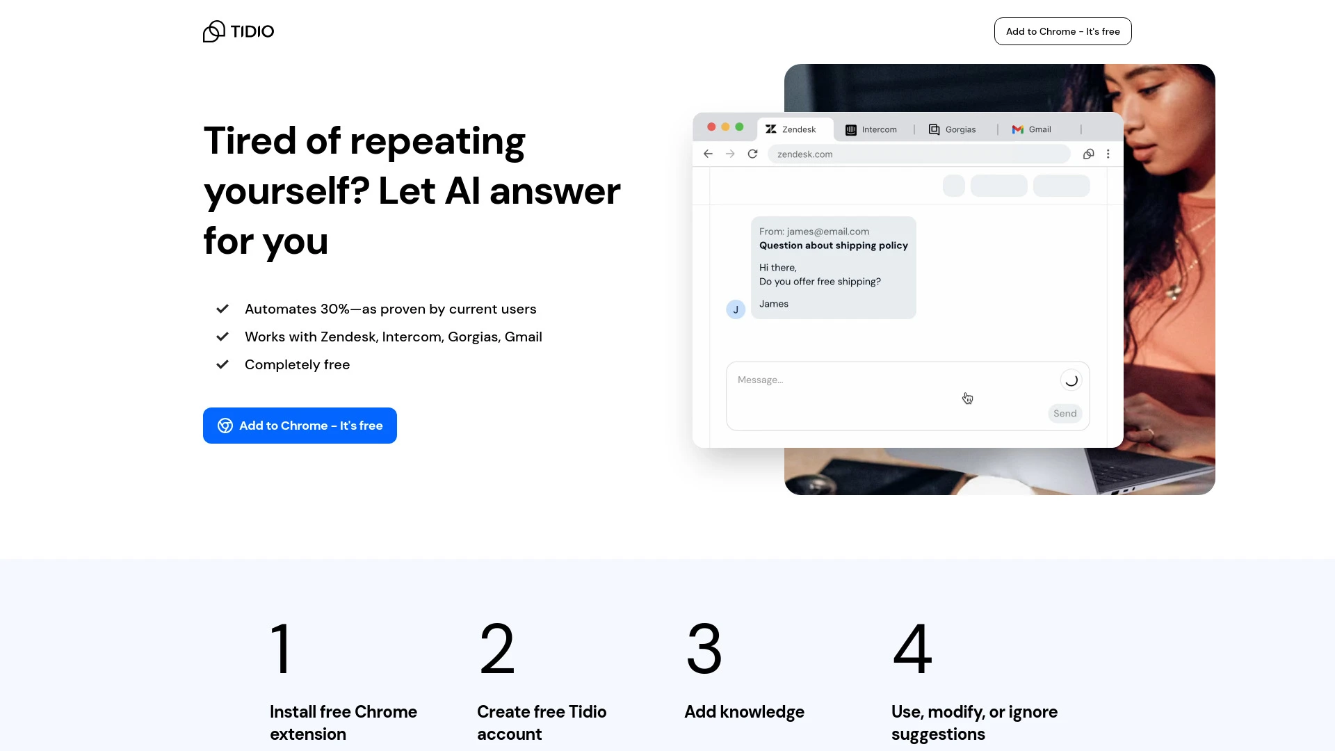 Tidio Copilot - AI Tool Ocean