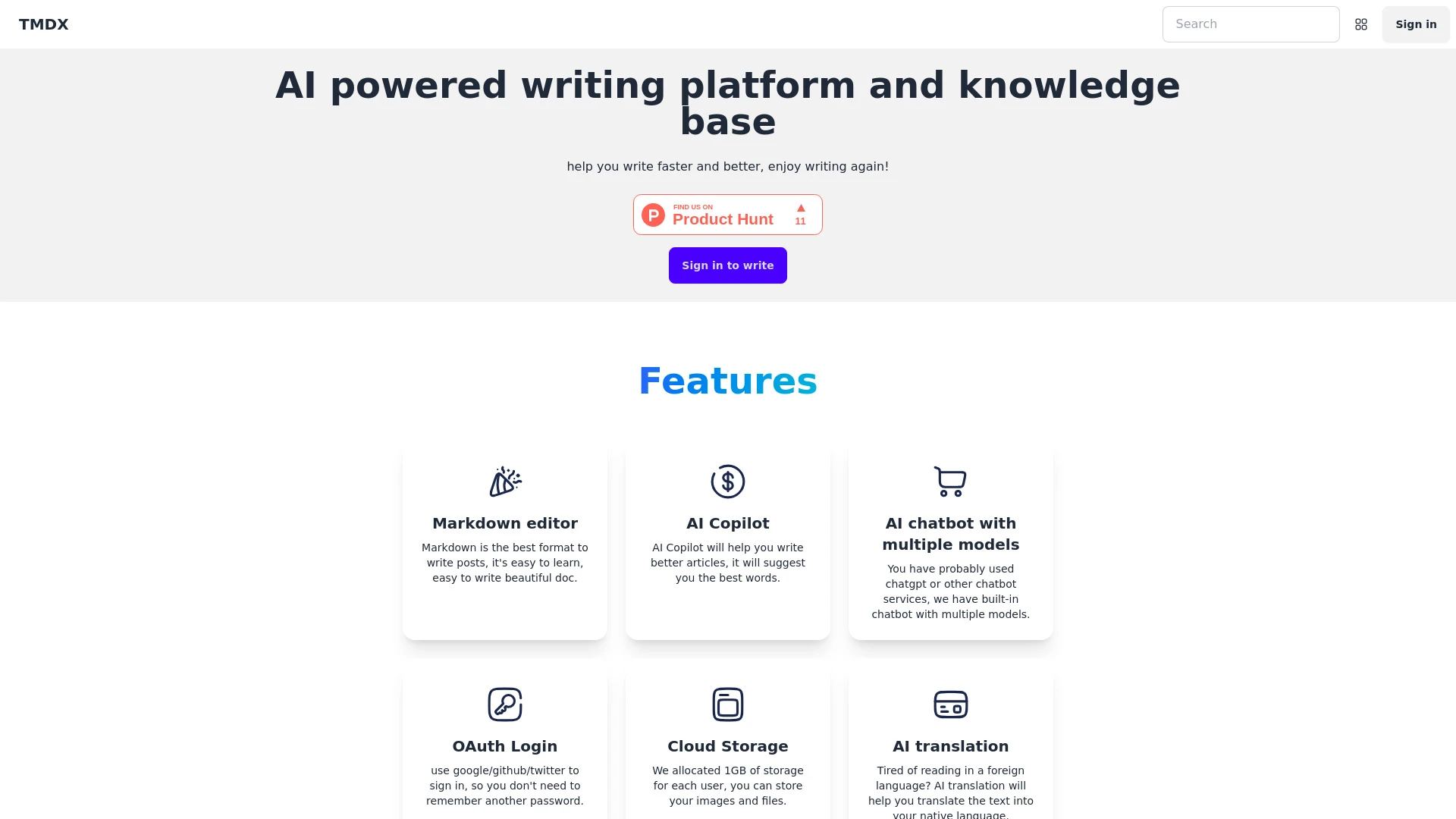 TMDX AI - AI Tool Ocean