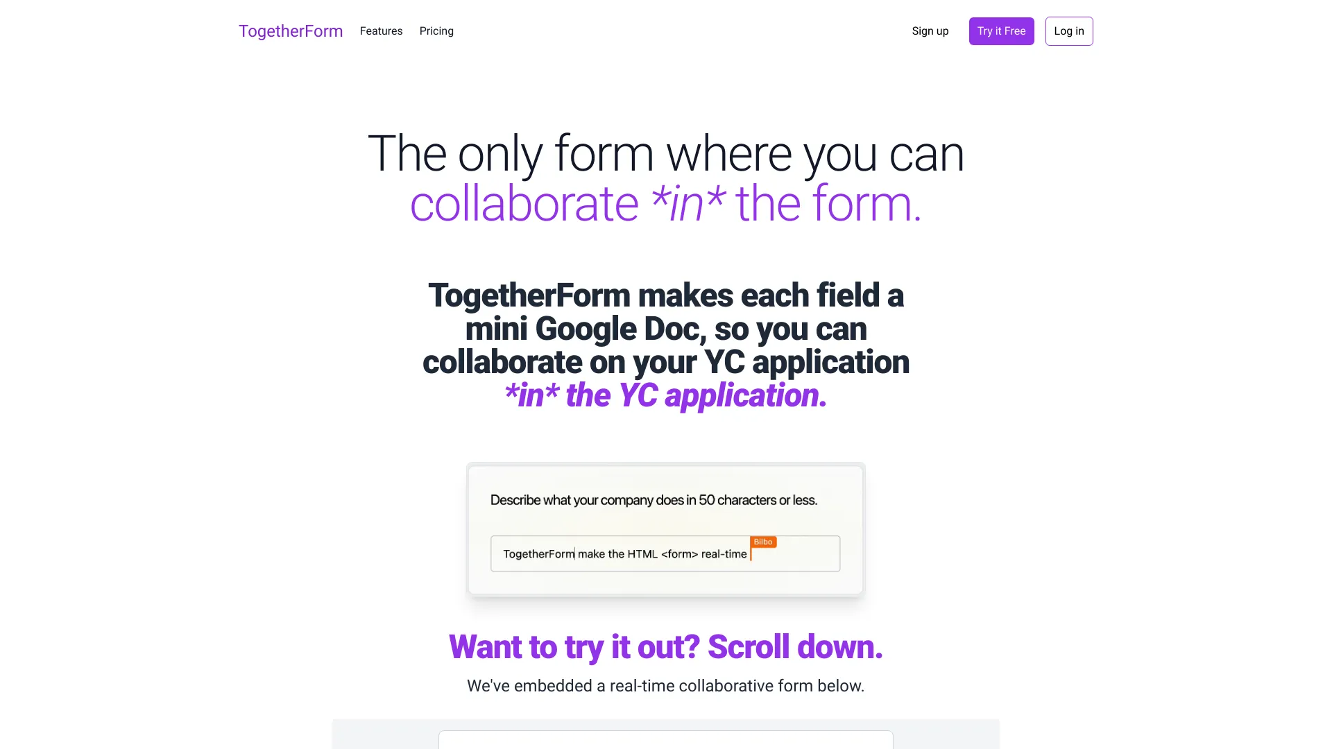 TogetherForm - AI Tool Ocean