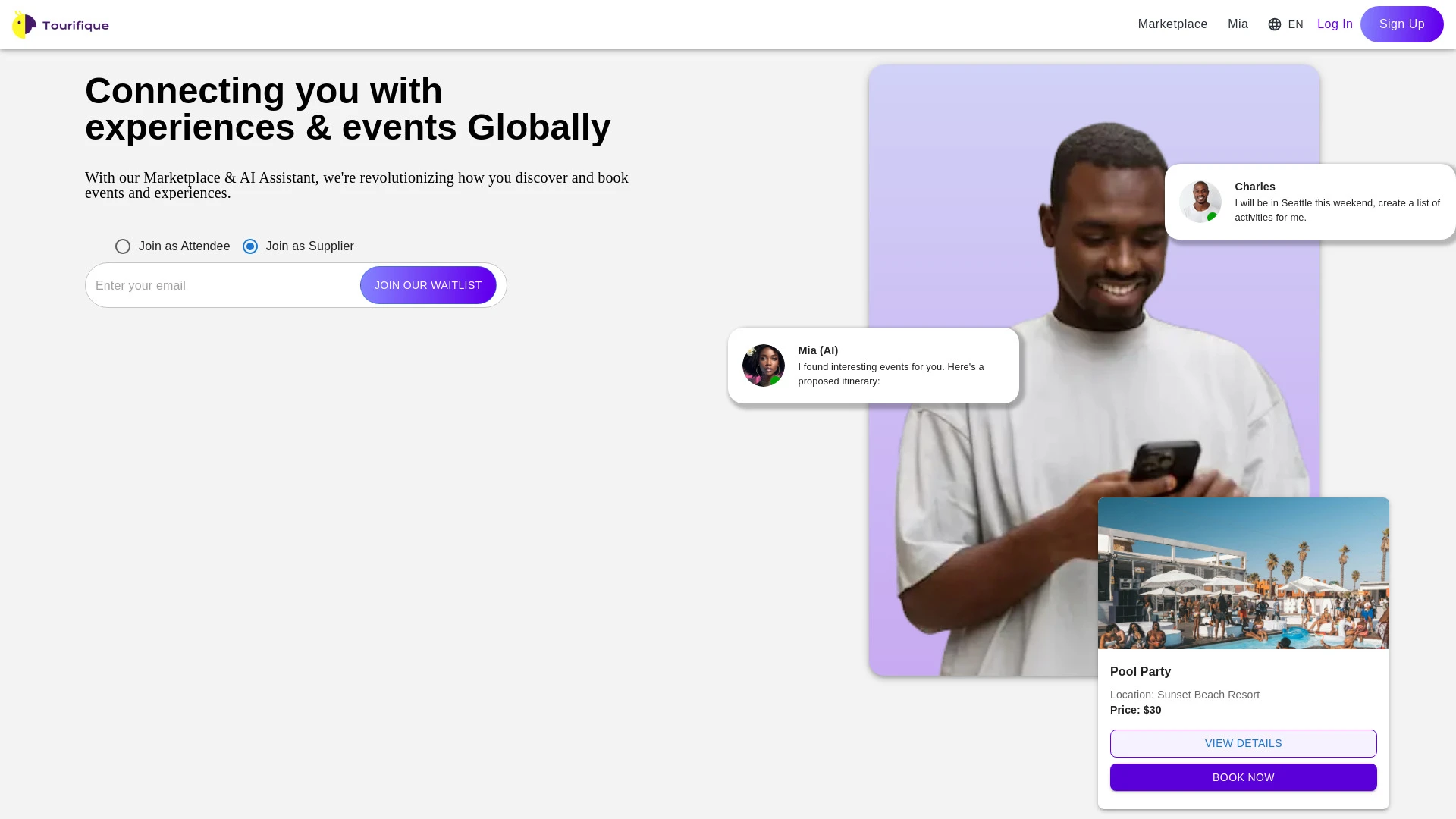 Tourifique - AI Tool Ocean