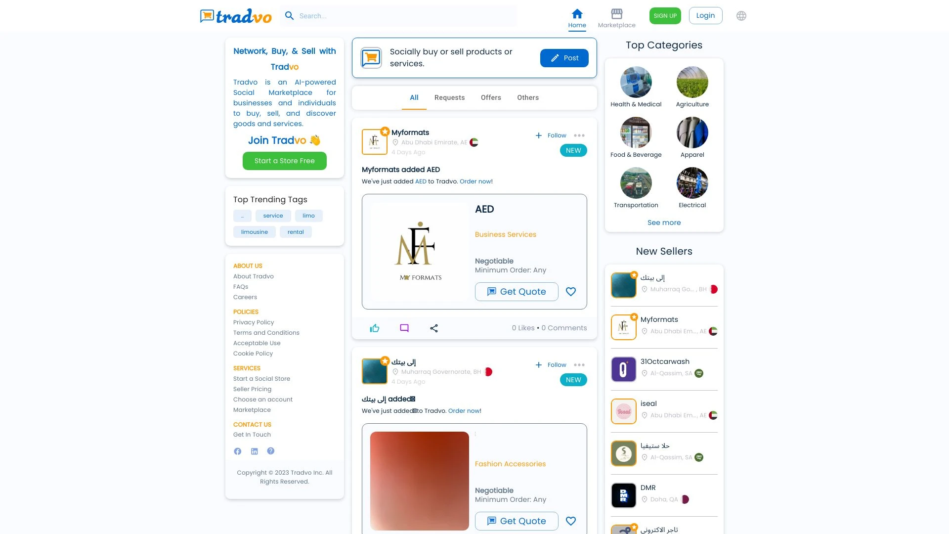 Tradvo - AI Tool Ocean