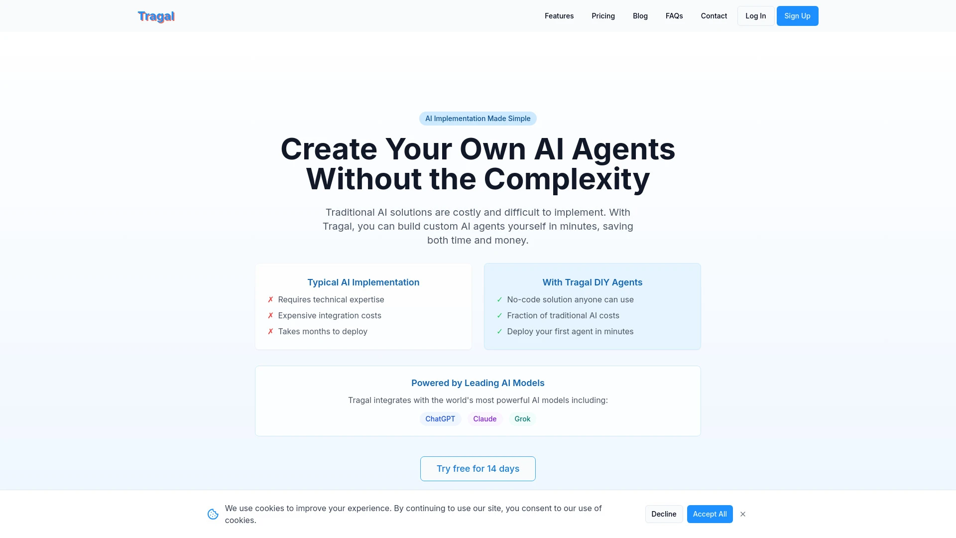 Tragal AI - AI Tool Ocean