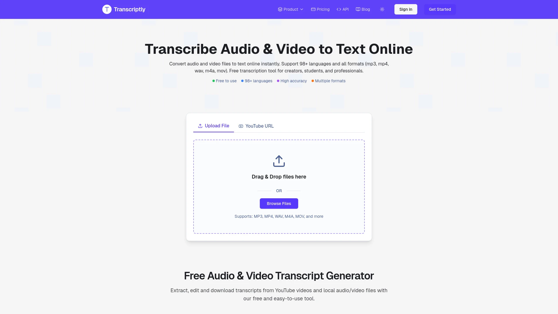 Transcriptly - AI Tool Ocean