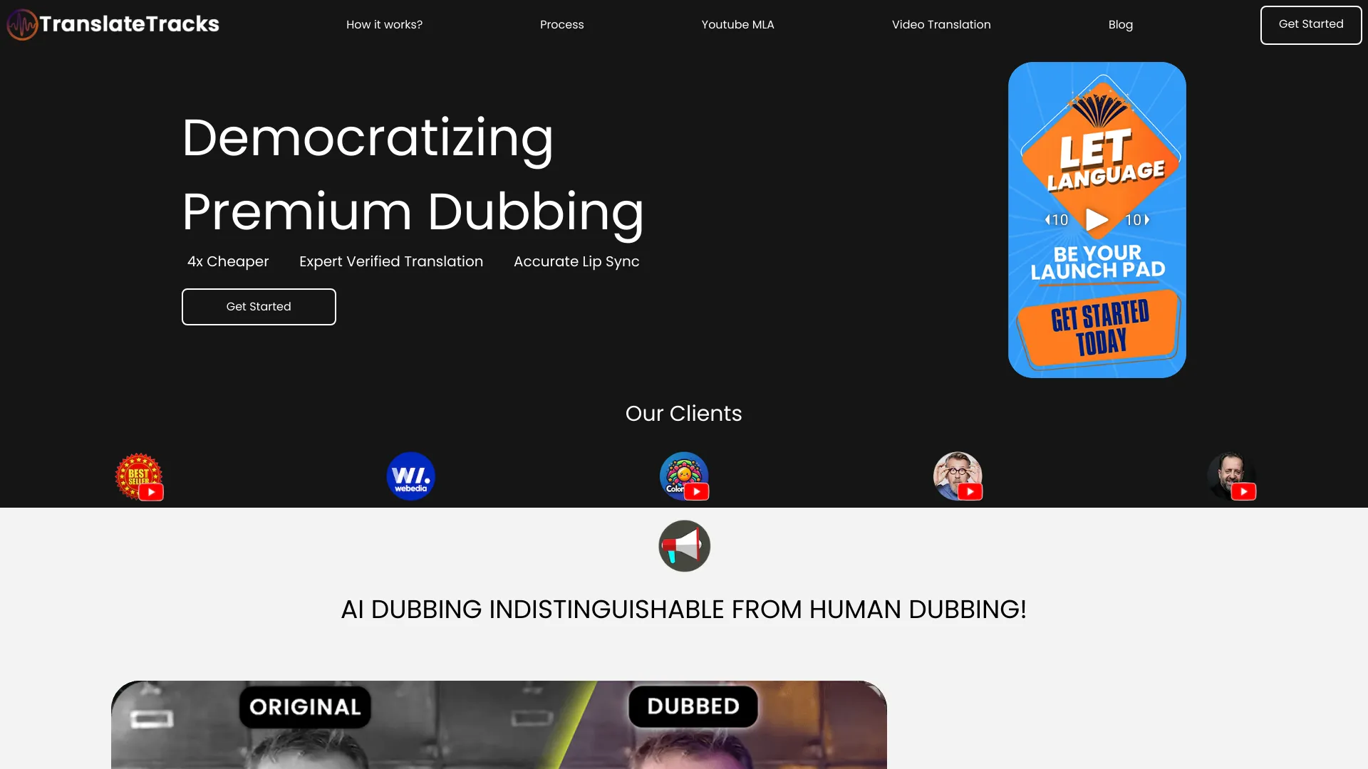 TranslateTracks - AI Tool Ocean