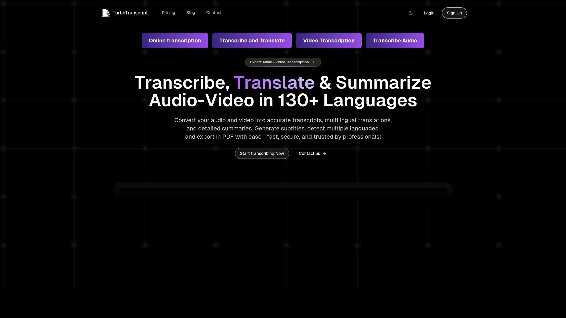 TurboTranscript - AI Tool Ocean