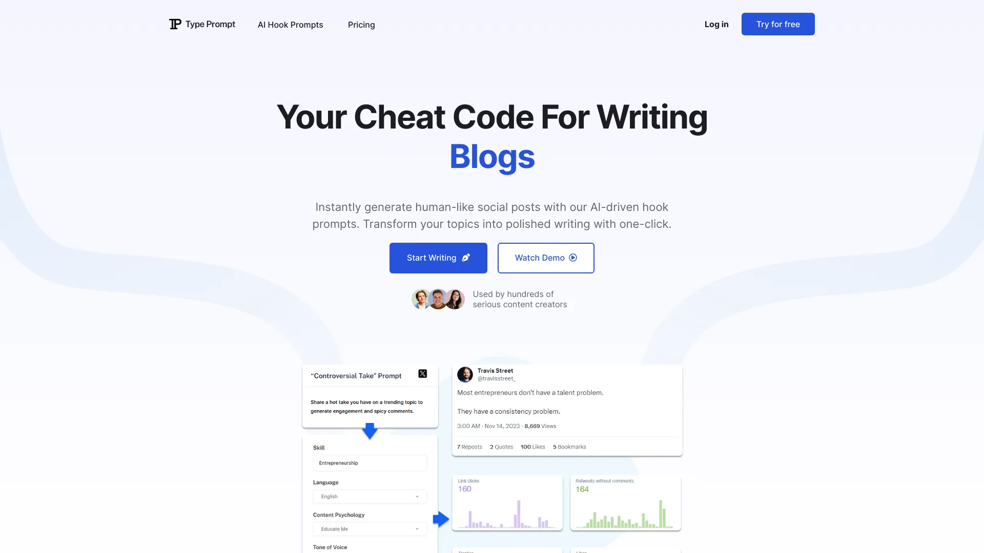 Type Prompt - AI Tool Ocean