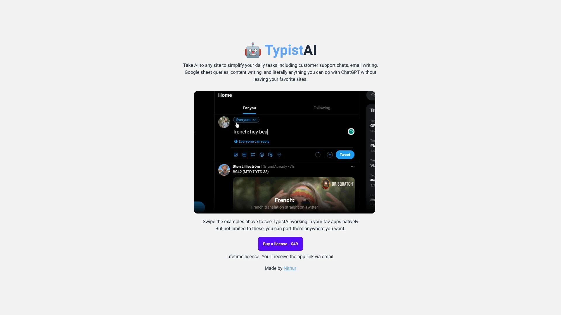 TypistAI - AI Tool Ocean