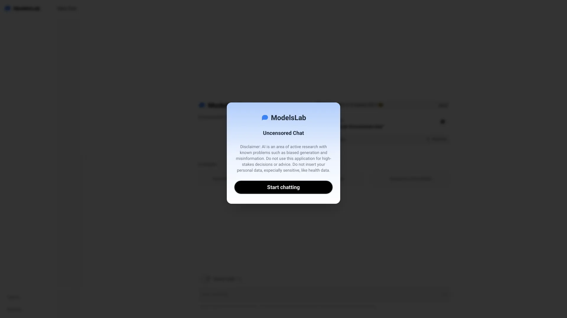 Uncensored Chat - AI Tool Ocean