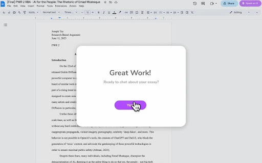 Uncover your student's true understanding - Chrome Extension - AI Tool Ocean