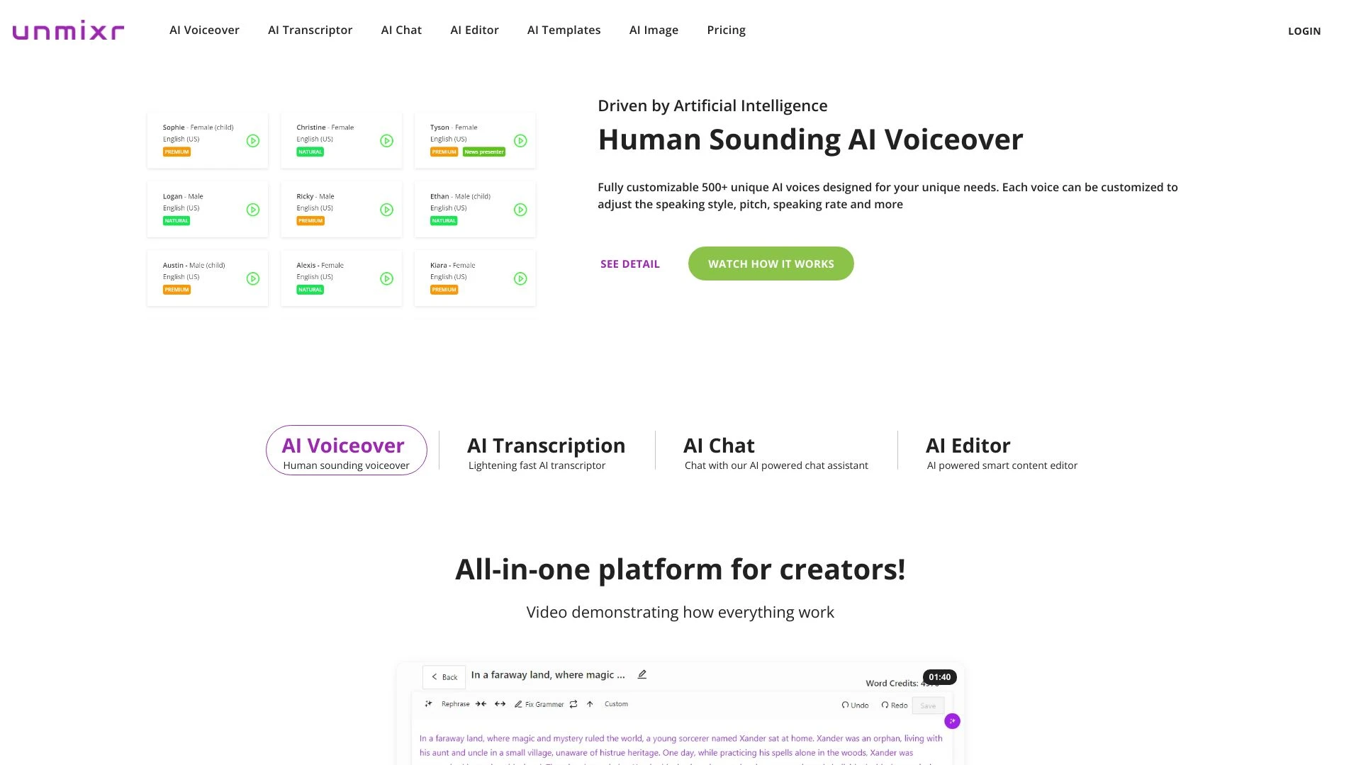 Unmixr - AI Tool Ocean