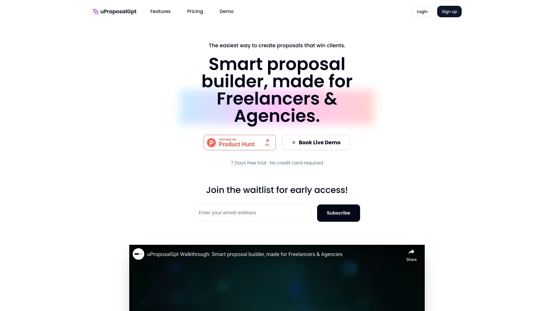 uProposalGpt - AI Tool Ocean