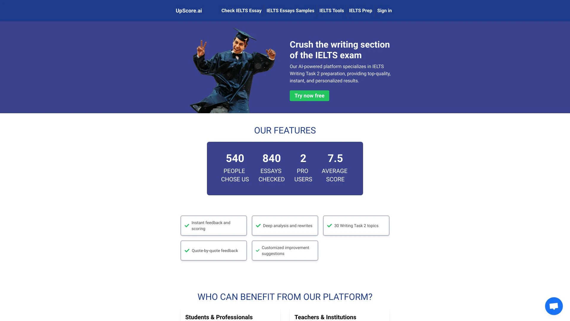 UpScore.ai - AI Tool Ocean