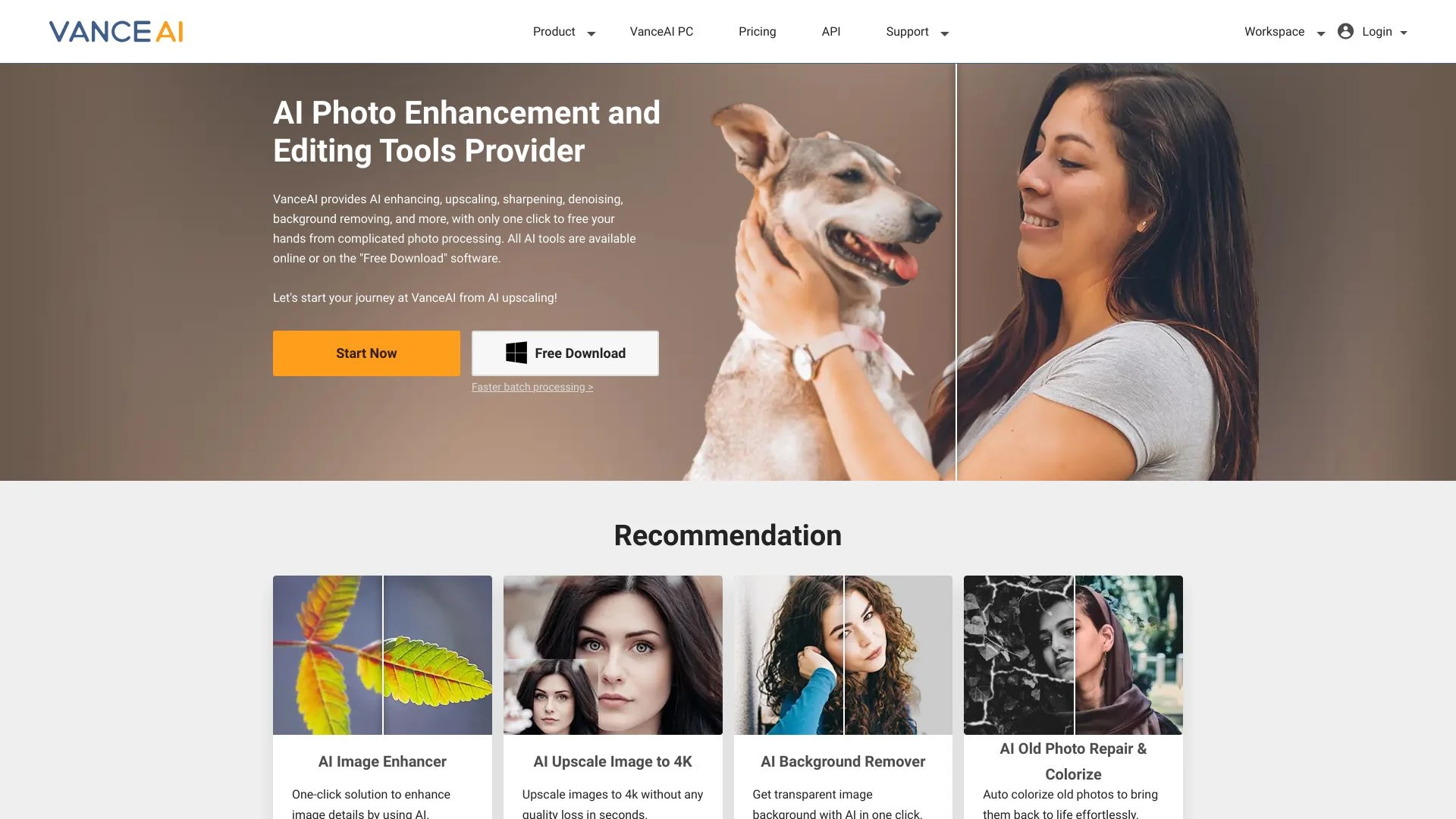 VanceAI - AI Tool Ocean