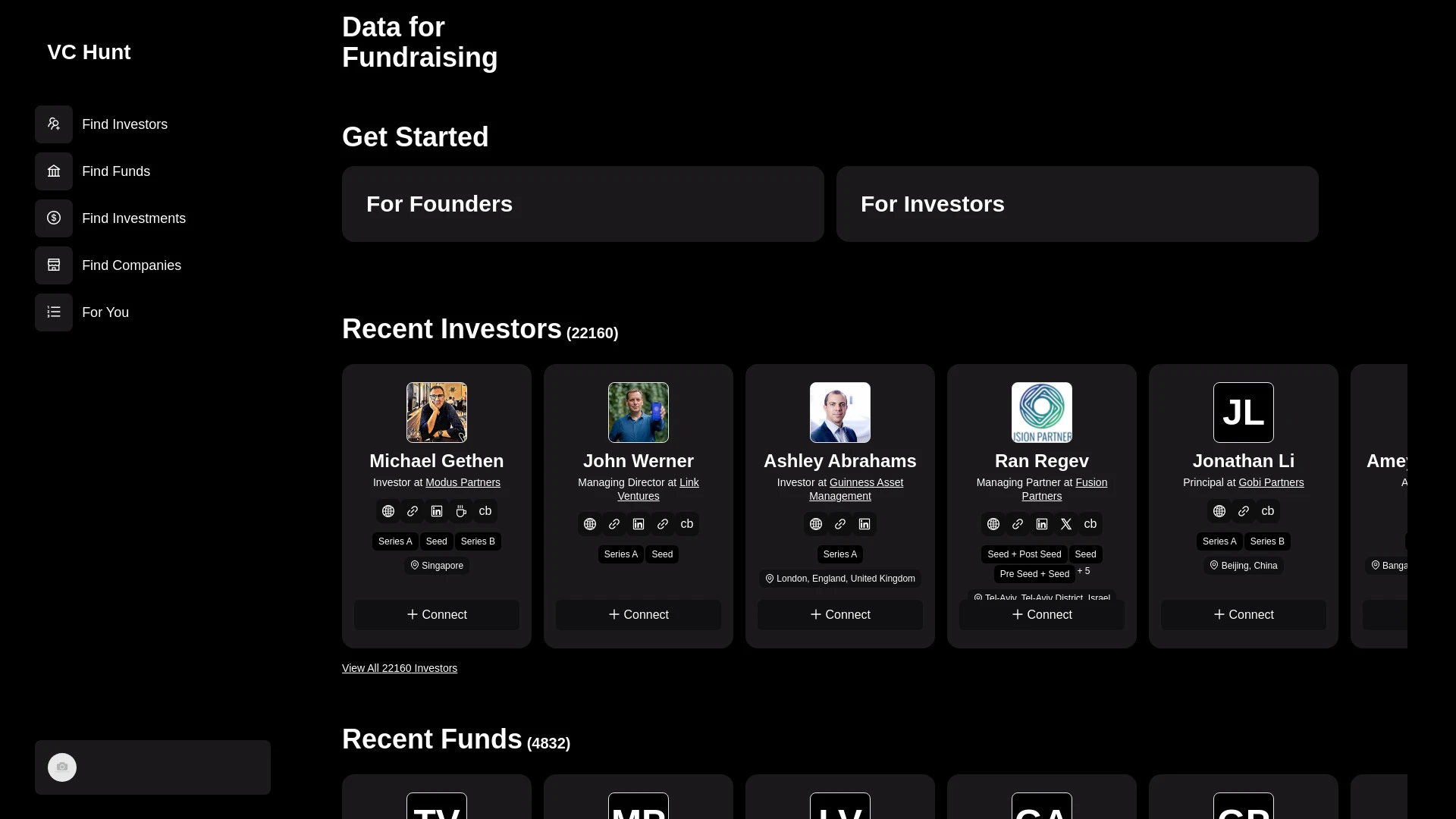 VC Hunt - AI Tool Ocean