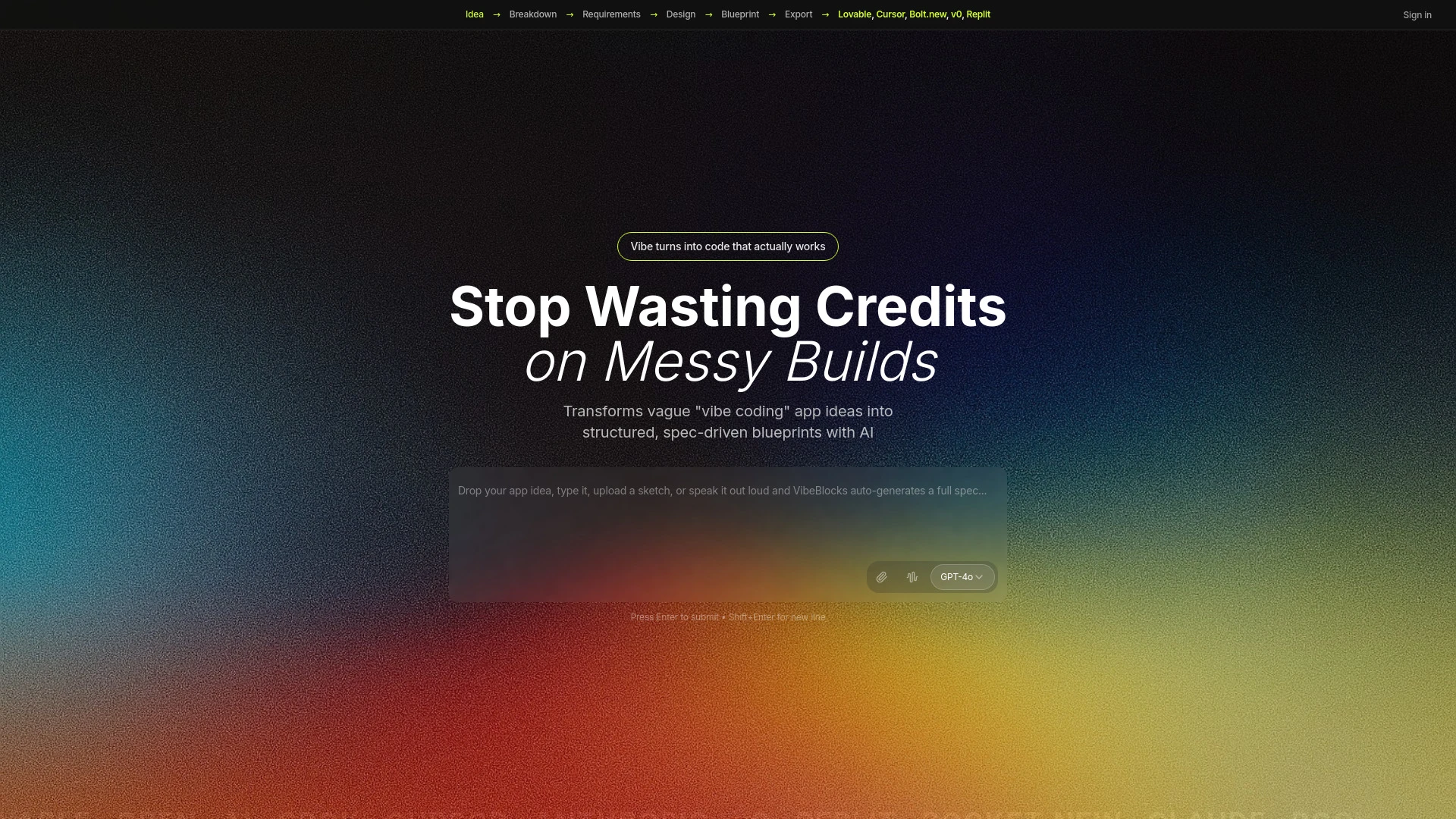 VibeBlocks - AI Tool Ocean