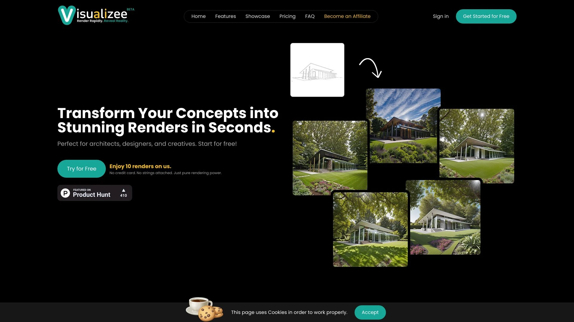 Visualizee.ai - AI Tool Ocean