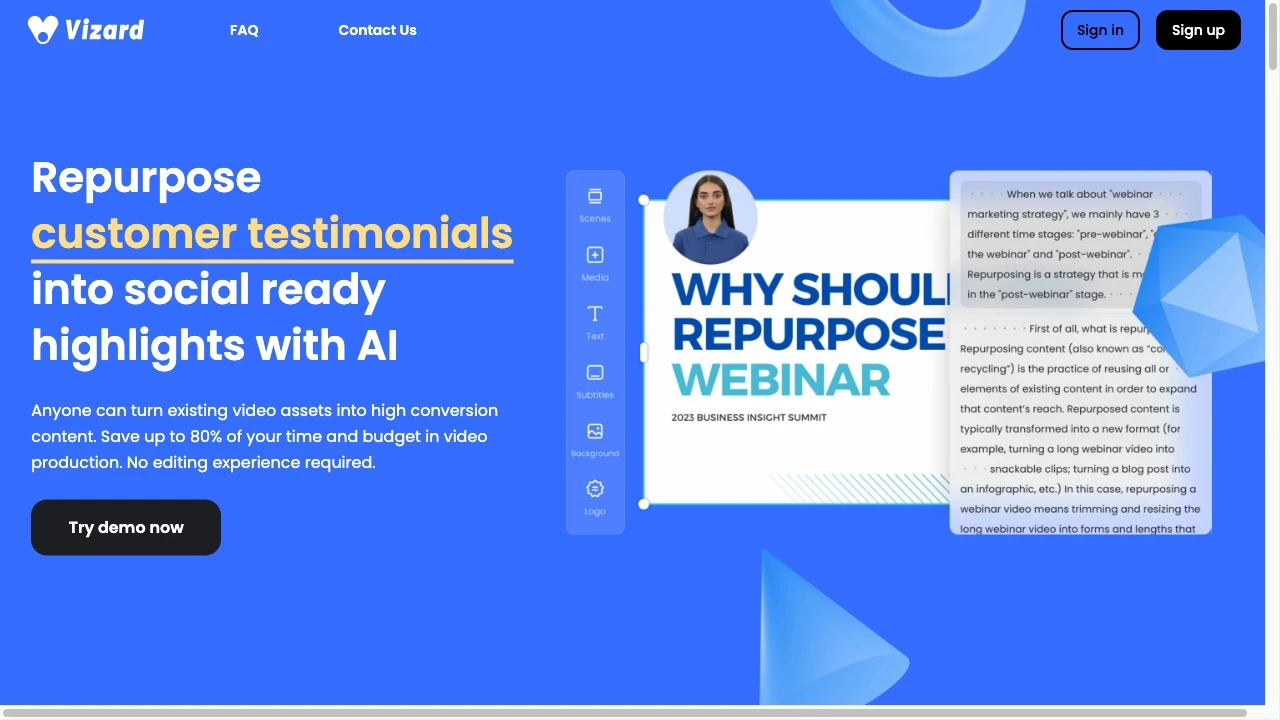 Vizard.ai - AI Tool Ocean
