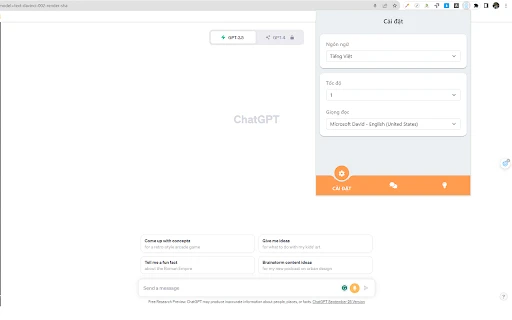Voice Chat GPT Extension - Chrome Extension - AI Tool Ocean