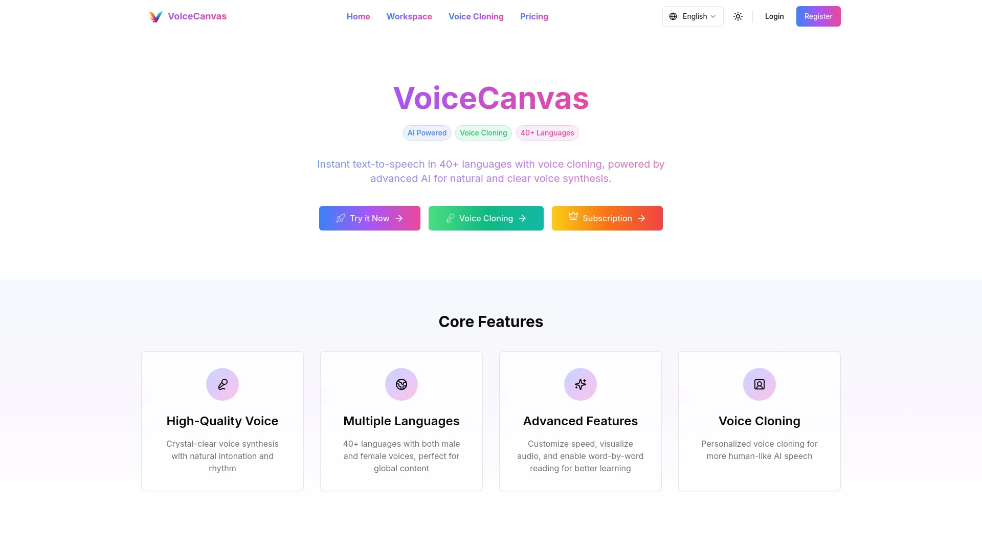 VoiceCanvas - AI Tool Ocean
