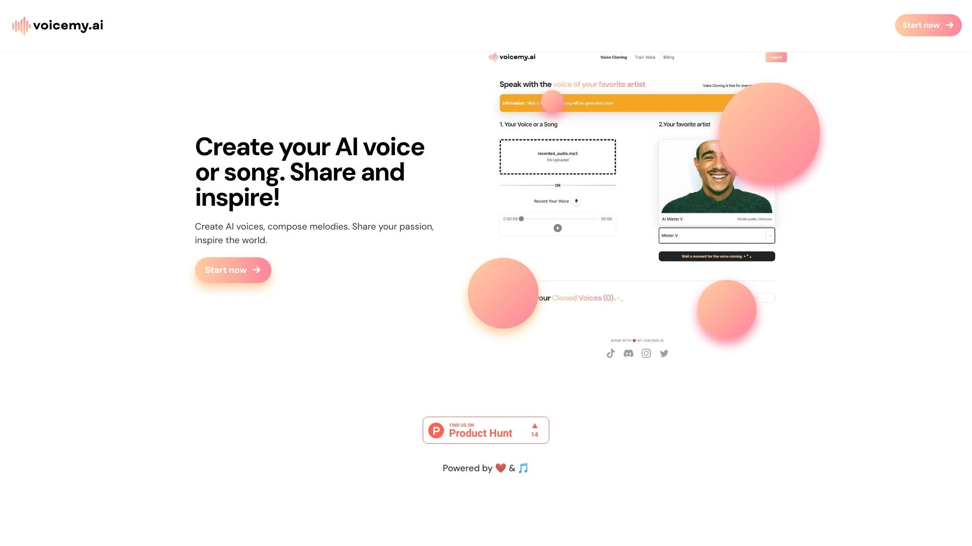 Voicemy.ai - AI Tool Ocean