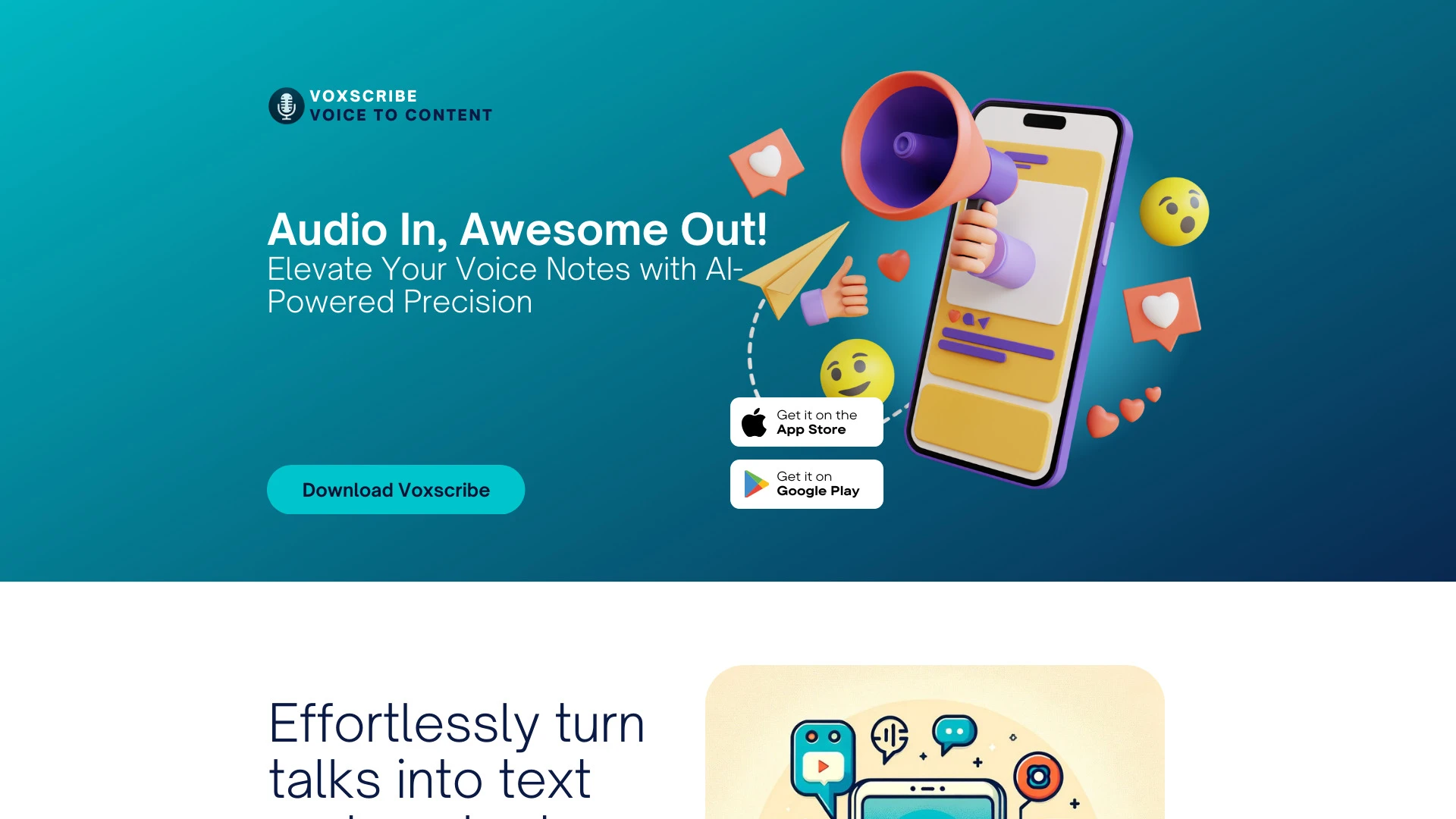 Voxscribe - AI Tool Ocean