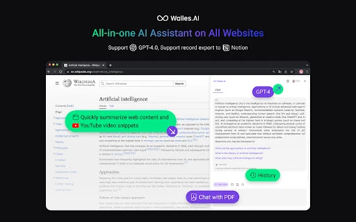 Walles.AI - Chrome Extension - AI Tool Ocean