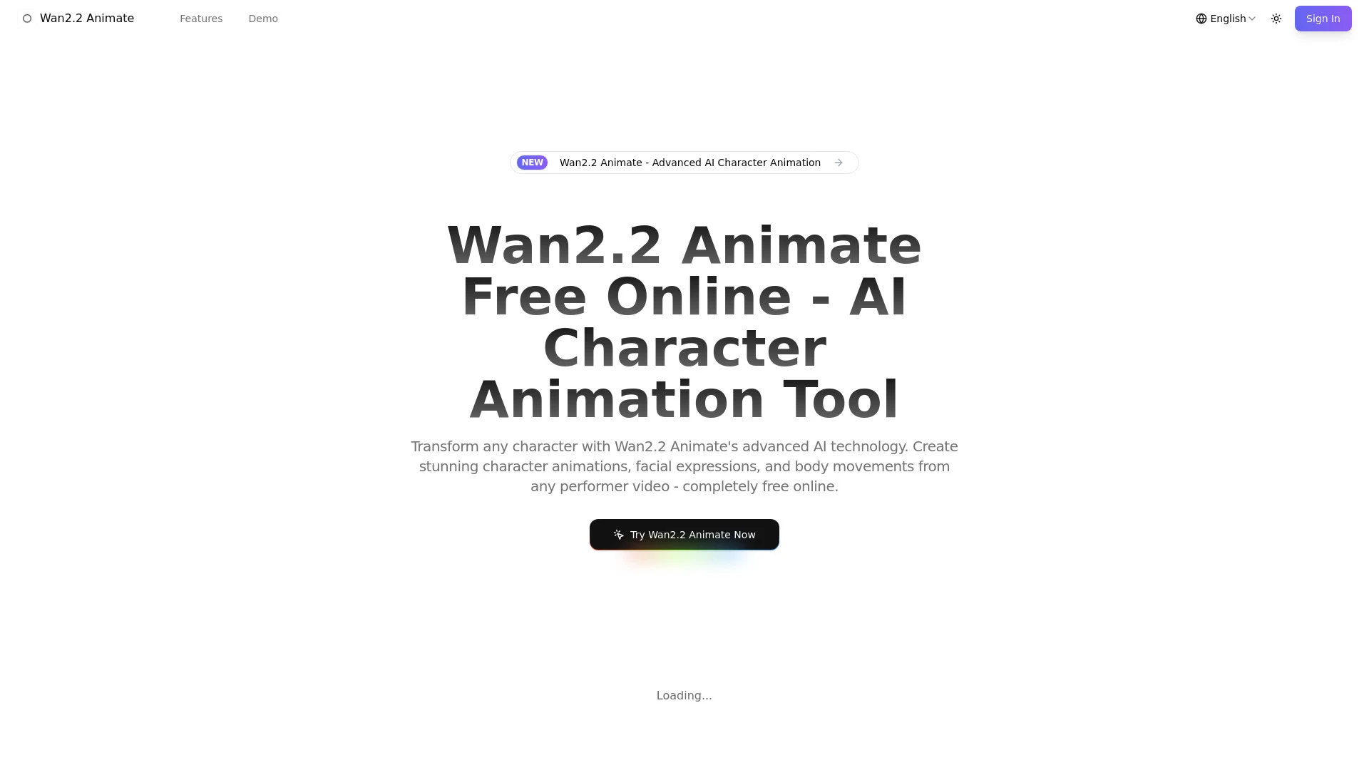 Wan 2.2 Animate - AI Tool Ocean