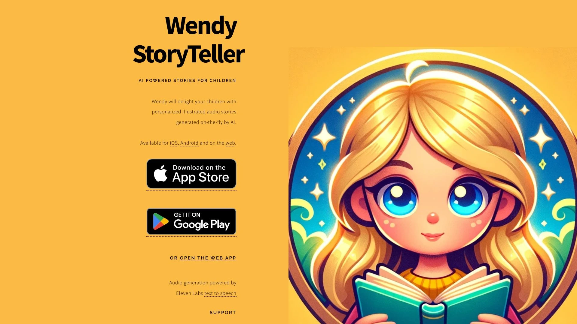 Wendy StoryTeller - AI Tool Ocean