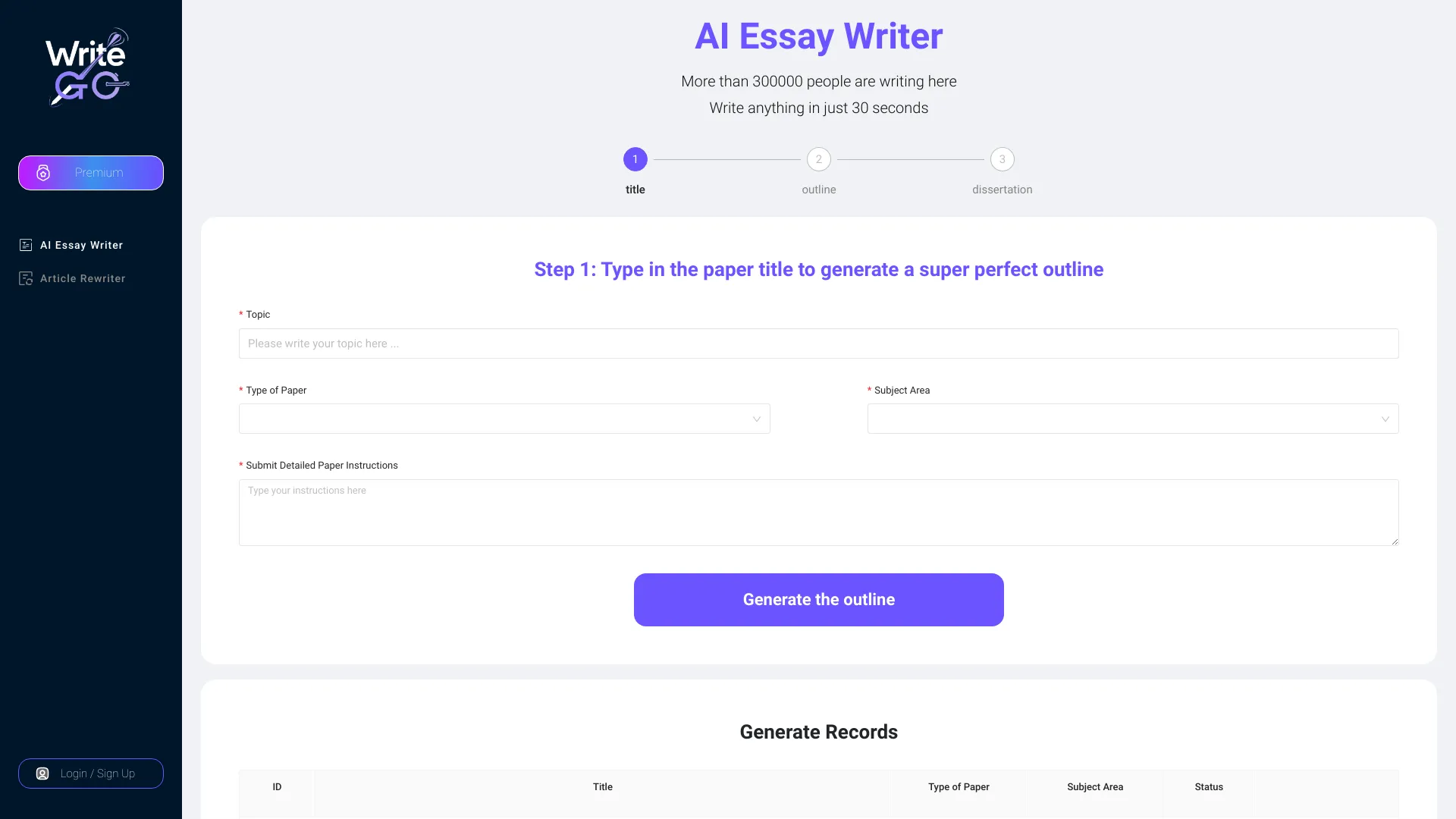 WriteGo.AI - AI Tool Ocean