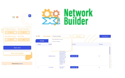 Xooma Intelligence Network Builder - Chrome Extension - AI Tool Ocean