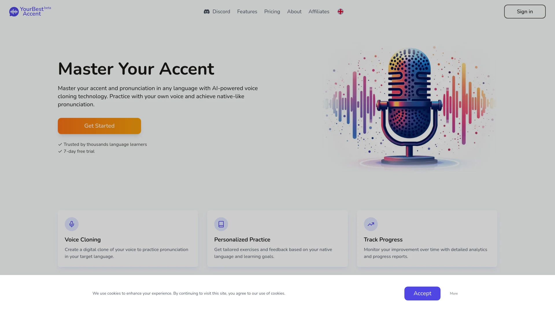 YourBestAccent - AI Tool Ocean