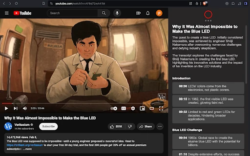 YouTube VideoSynth - Chrome Extension - AI Tool Ocean